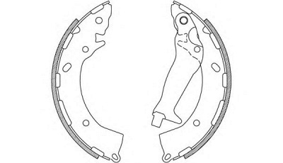 OPEN PARTS bsa223400 -  Комплект тормозных колодок